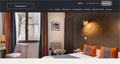 Desktop Screenshot of hoteldesducs.com